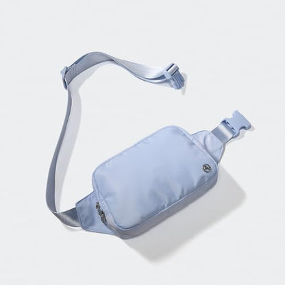 Pander Belt Bag Large 2L, Nylon Fanny Pack Purse for Women and Men with Adjustable Strap - color: Windmill Blue