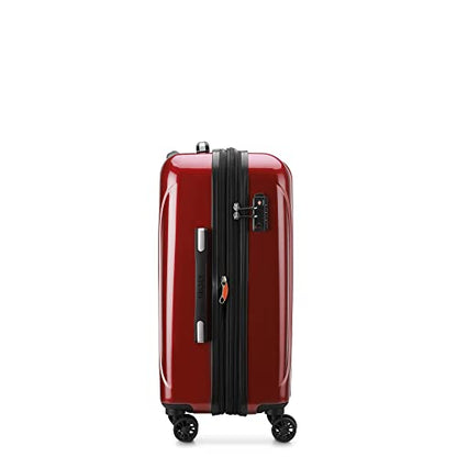 DELSEY PARIS Helium Aero Hardside Expandable Luggage with Spinner Wheels, Brick Red, Carry-On Plus 21 Inch - color: Brick Red, size: Carry-On Plus 21 Inch
