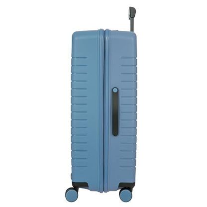 Bric's B|Y Ulisse Checked Luggage with Spinner Wheels – Expandable Lightweighted Hard Shell Suitcase, TSA Combination Lock - Removeable Wash Bag Included - 30 Inch, Grey Blue - color: Grey Blue, size: Checked-large