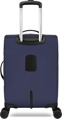 Everest Expandable Softside Spinner - color: Navy, size: 20-Inch Spinner Carry-On