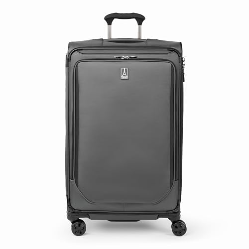 Travelpro Crew Classic Softside Checked Luggage, Grey, 29-Inch - color: Titanium Grey, size: Checked Large
