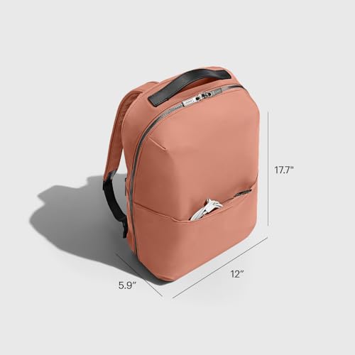 Away The Everywhere Zip Backpack, Personal Item Travel Backpack - color: Clay Pink