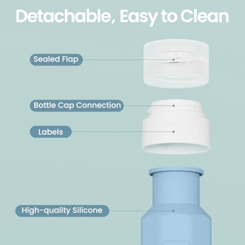Redfly Travel Bottles for Toiletries 3oz, 17 Pack Travel Size Containers - color: Gray, size: 17Packs
