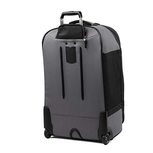 Travelpro Bold Softside Checked Rollaboard, Grey/Black, 28-Inch - color: Grey/Black, size: Checked-Large 28-Inch