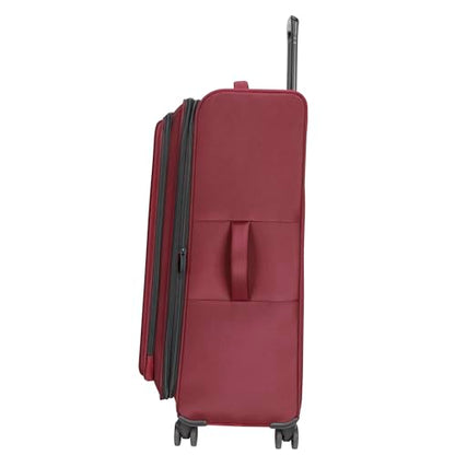 Kenneth Cole REACTION The Venturer 28-Inch Carry-On Lightweight Durable Softside 8-Wheel Spinner Cabin Size Luggage, Wine - color: Wine, size: Large
