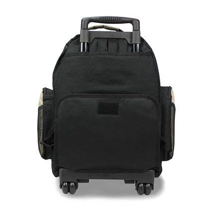 World Traveler Transworld 22-Inch Carry-On Rolling Backpack - Khaki - color: Khaki