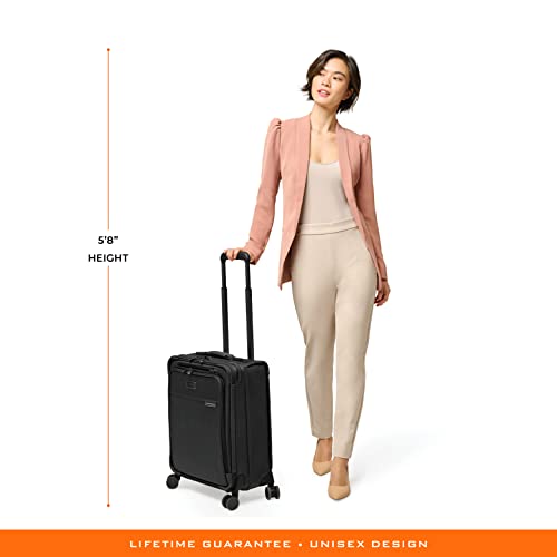 Briggs & Riley Baseline Spinners, 블랙., Briggs & Riley 베이스라인 스피너 - color: 블랙., size: 21-inch Baseline Global Carry-On