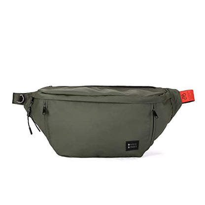 X-Large Crossbody Fanny Pack for Women Men,Waterproof Waist Bag Pack - color: Green, size: X-Large