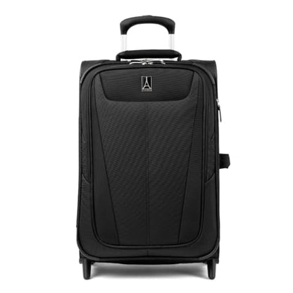 Travelpro Maxlite 5 Softside Carry-On Luggage Upright, Black, 21-Inch - color: Black, size: Carry-on 21-Inch