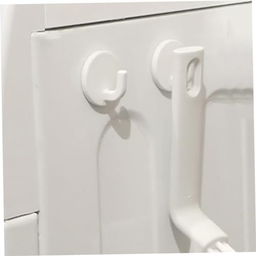 MAGICLULU 6pcs Self-Adhesive Wall Hooks for Kitchen and Bathroom Strong Adhesive Hanging Hooks for Towels Bags Keys No Drill Easy Installation for Home Organization