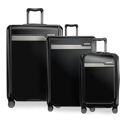 Ricardo Beverly Hills Brentwood Hardside Luggage Collection – Expandable Suitcases with Wheels and TSA Lock, 3-Piece Set with FastAccess Carry-on, Onyx - color: Onyx, size: 3-Piece Set (21" FastAccess Carry-on, 25" & 29")