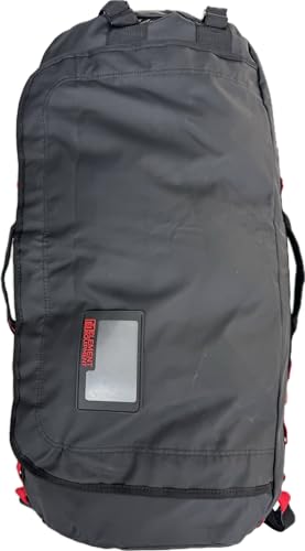 Element Equipment Trailhead Duffel Bag Shoulder Straps Waterproof Black/Red Medium - color: Black/Red, size: Medium 51 Liters