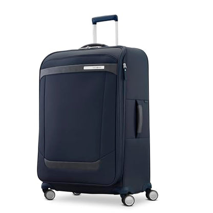 Samsonite Elevation Plus 30-Inch Large Checked Luggage - Expandable Softside Spinner Suitcase - Midnight Blue - color: Midnight Blue, size: Large