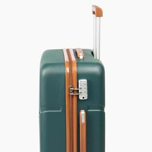 Cosbarn Luggage Sets, Durable 20,24,28 inch Suitcase Sets With Wheels - color: Darkgreen