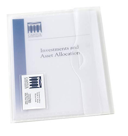 Avery Translucent Document Wallet, Clear Travel Document Organizer, Holds up to 50 Pages (72278) - size: 0