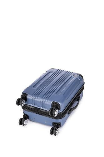 Rockland London Hardside 2 Piece Spinner Wheel Luggage Set, Carry-On 20" and Tote 14", Blue - color: Blue, size: 2 Piece (20"/14" Tote)