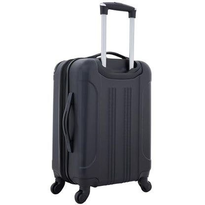 Travelers Club Chicago Hardside Expandable Spinner Luggage, Black, 22" Carry-On - color: Black, size: 1-Piece (22" Carry-On)