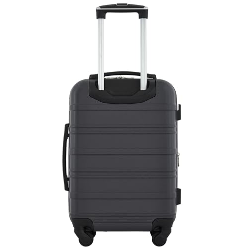 Travelers Club Phoenix Luggage, Blackened Pearl, 22-Inch Carry-On - color: Blackened Pearl, size: 1-Piece (22" Carry-On)
