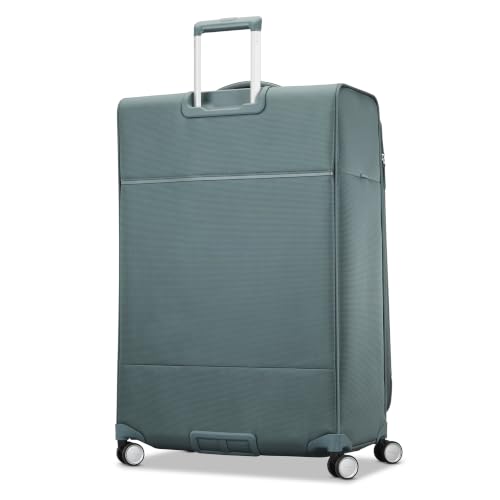 Samsonite Soft-Sided 3-PC: 20/24/29” (Carry-on, Medium & Large) Lightweight Expandable PortLift Luggage Set: Durable, 4 Spinner Wheels, Adjustable Handle, TSA Lock, 2 Front & Side Pocket- Teal - color: Deep Atlantic Green, size: 3-Piece (20"/25"/29")