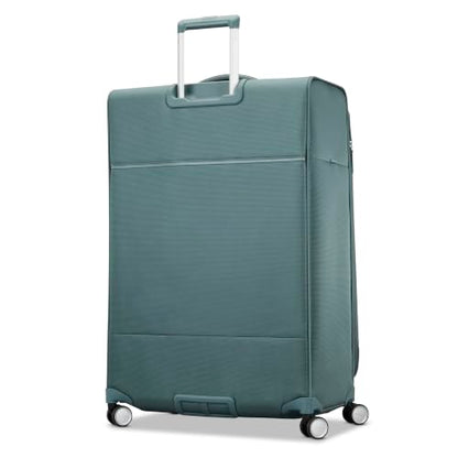 Samsonite Soft-Sided 3-PC: 20/24/29” (Carry-on, Medium & Large) Lightweight Expandable PortLift Luggage Set: Durable, 4 Spinner Wheels, Adjustable Handle, TSA Lock, 2 Front & Side Pocket- Teal - color: Deep Atlantic Green, size: 3-Piece (20"/25"/29")