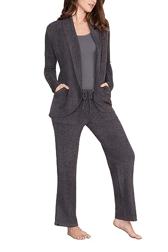 Barefoot Dreams® CozyChic Lite® Circle Cardi - color: Carbon, size: Large