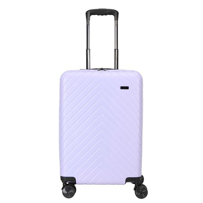 TRIPS RIDGELINE 2-Piece Hardside 8-Wheel Spinner Luggage Set: 20" Carry-On & 28" Checked Suitcase Size Luggage, Lavender - color: Lavender, size: 2PC SET(CARRY ON+ LG CHECK)