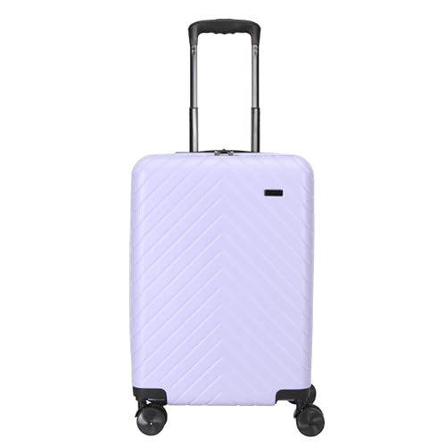 TRIPS RIDGELINE 20-Inch Carry-On Lightweight Durable Hardside 8-Wheel Spinner Cabin Size Luggage, Lavender - color: Lavender, size: CARRY ON