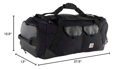 Carhartt Heavy-Haul Nylon Duck 75L Duffel Black - color: Black, style: 75l