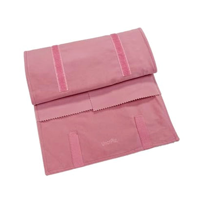 UnionPlus Travel Necklaces Roll Organizer Anti-Tangle Blush Pink - color: Blush Pink, size: Medium