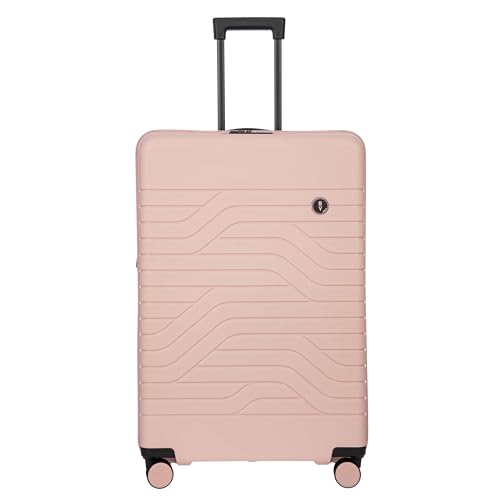 Bric's B|Y Ulisse Set of 2 Luggages with Spinner Wheels – Carry-On Airline Approved and Checked Expandable Lightweighted Hard Shell Suitcases, TSA Combination Lock - 21 Inch & 30 Inch, Pearl Pink - color: Pearl Pink, size: 2-Pieces (Carry-on & Checked-lar