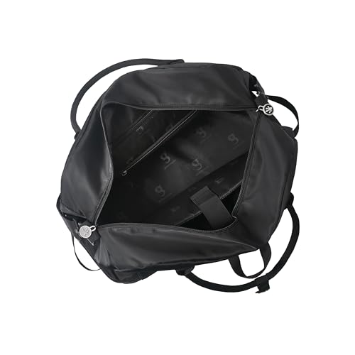 geckobrands Optivate Weekender Travel Overnight Carry On Bag Duffel Gym Sport Tote with Bottom Storage Compartment Trolley Sleeve