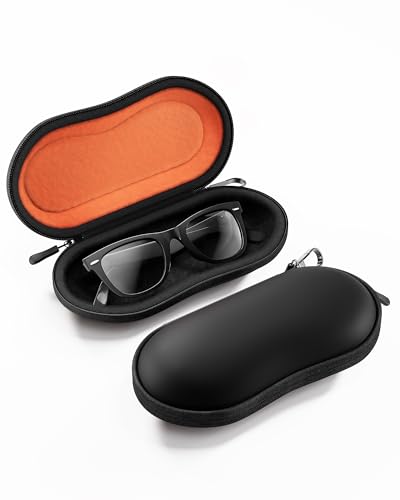 ProCase Sunglasses Case, Hard Shell Glasses Case for Men Women -Black - color: Black