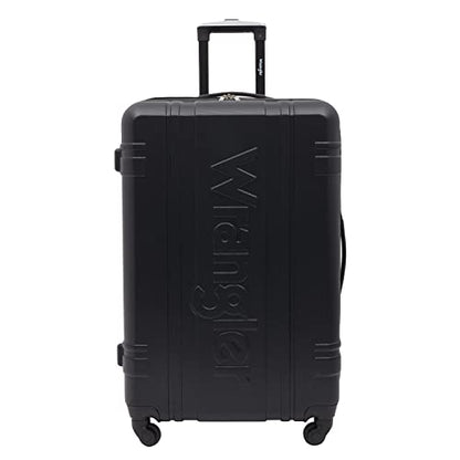 Wrangler Venture Luggage and Travel Set, Black, 7-Piece Set - color: Black