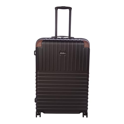 Eddie Bauer Strata Luggage | Hardside | Spinner Wheels | Expandable | Lightweight | Travel Essentials, Black, 30" (Check-In) - color: Black, size: 30" (Check-In)