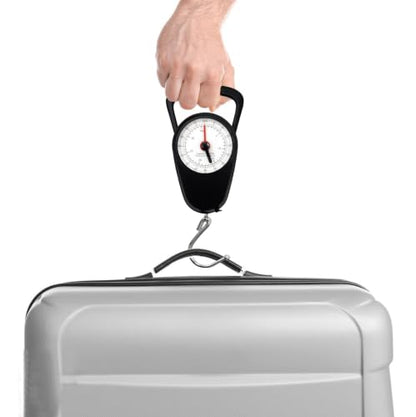 Luggage Weight Scale with Hook, 2PC Hanging Scale for Fish Travel, 80 Lbs - color: White & Black