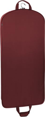 WallyBags® 52” Deluxe Travel Garment Bag - color: Merlot
