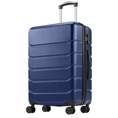 OLIXIS 29 Inch Luggage, Hardside Checked Suitcase with Spinner Wheels, Lightweight ABS Hard Shell Travel Luggage, TSA Approved Lock, Expandable Large Suitcase for Business & Travel–Blue - color: Blue, size: 29 IN