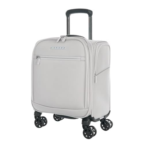 Verage Underseat Carry On Luggage with Wheels,14-Inch,Cloud Gray - color: Cloud Gray, size: 14-Inch Compact Underseat