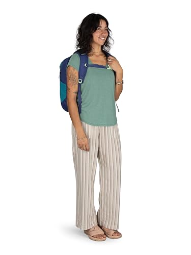 Osprey Daylite Expandable 26+6 Travel Pack, Blue Spikemoss/Alkaline - color: Blue Spikemoss/Alkaline