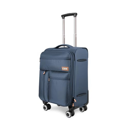 20" Carry-On Luggage,Suitcase w/TSA LOCK,Expandable 20% - color: Navy, size: Carry-On 20-Inch