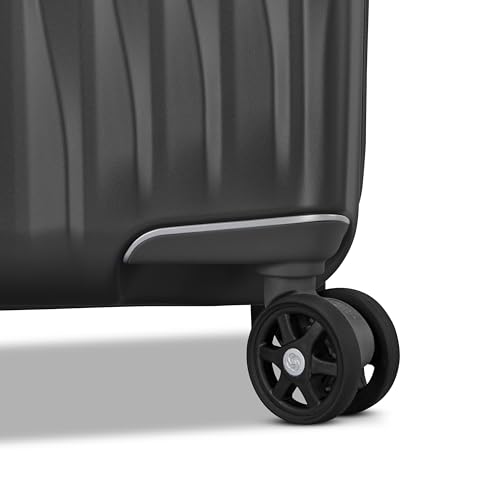 Samsonite UpLIFT Large Checked Hardside Luggage with Spinner Wheels - Airline-Approved, TSA Lock, Adjustable Handle System - Polycarbonate Hard Suitcase for Ultra Lightweight Travel - Phantom Black - color: Phantom Black, size: Large Checked Spinner