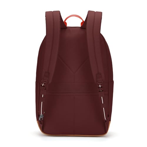 Pacsafe GO 25L Anti Theft Backpack, Garnet Red - color: Garnet Red
