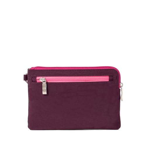 Baggallini Women's Rfid Currency Organizer Wristlet - color: Mulberry
