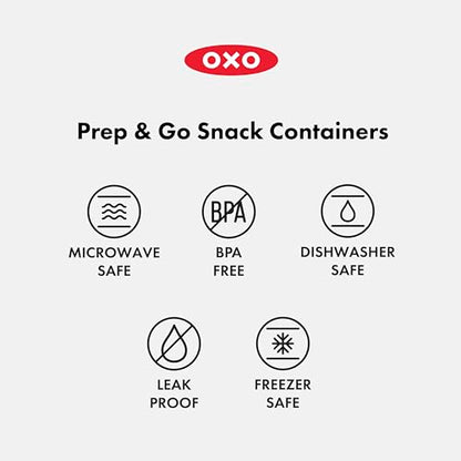OXO Good Grips Prep & Go Slim Container with Removable Divider - Ocean Blue - color: Ocean Blue, style: Slim with Removable Divider