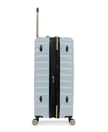 Kenneth Cole REACTION Madison Square Lightweight Hardside Chevron Expandable Spinner Luggage, Slate, 28-Inch Checked - color: Slate, size: 28-Inch Checked