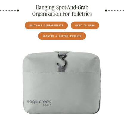 Eagle Creek Pack-It Hanging Toiletry Kit, Storm Grey - color: Storm Grey