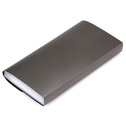 BTSKY 13 Pockets Expanding Check Bill File Folder-Hand-held, New Grey - color: Grey