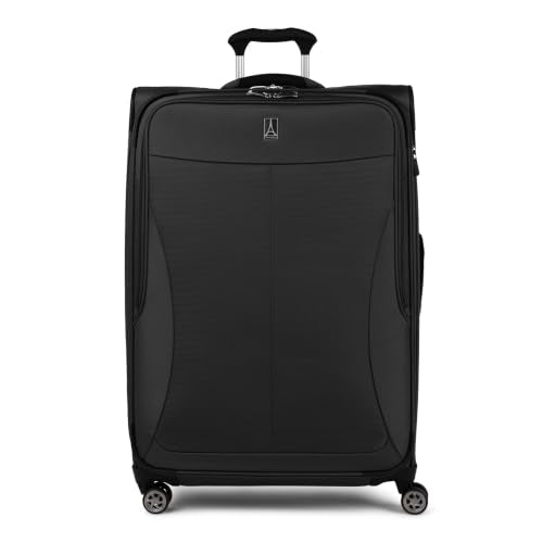 Travelpro Softsided 3PC Expandable Luggage (20/25/29), TSA Lock, Jet Black - color: Jet Black, size: 3-Piece Set (20/25/29)