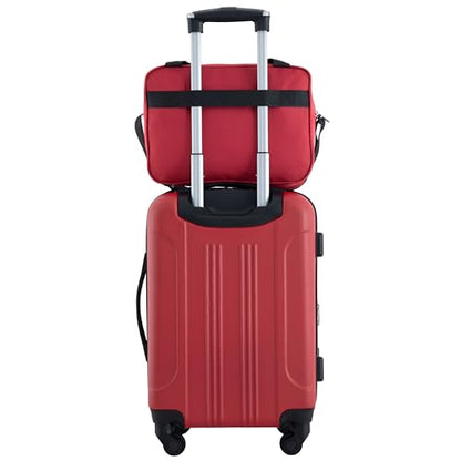 Travelers Club Chicago Hardside Expandable Spinner Luggage, Red, 3 Piece Set - color: Red, size: 3-Piece Set
