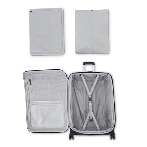 Samsonite Elevation Plus 30-Inch Large Checked Luggage - Expandable Softside Spinner Suitcase - Midnight Blue - color: Midnight Blue, size: Large